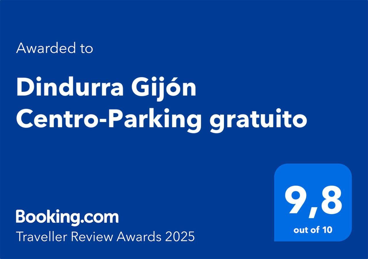 Appartement Dindurra Gijon Centro-Parking Gratuito Extérieur photo